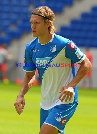 TSG 1899 Hoffenheim Pressekonferenz-Trikotvorstellung-Training in der Wirsol Rhein Neckar Arena Sinsheim 06.07.2014 (© Fotostand / Loerz)