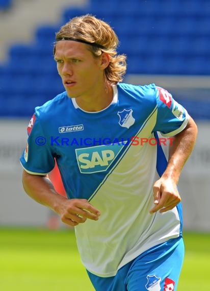 TSG 1899 Hoffenheim Pressekonferenz-Trikotvorstellung-Training in der Wirsol Rhein Neckar Arena Sinsheim 06.07.2014 (© Fotostand / Loerz)