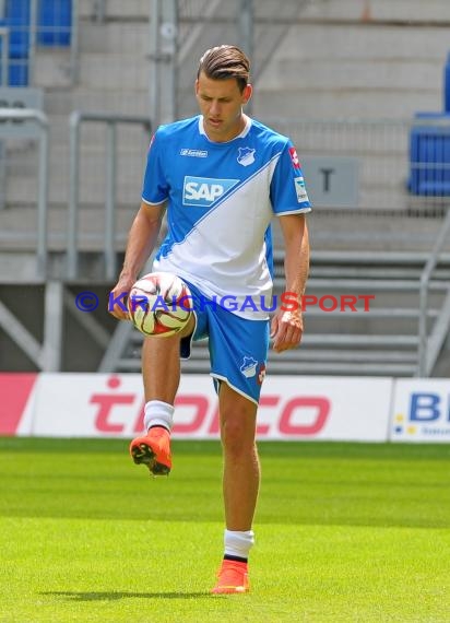 TSG 1899 Hoffenheim Pressekonferenz-Trikotvorstellung-Training in der Wirsol Rhein Neckar Arena Sinsheim 06.07.2014 (© Fotostand / Loerz)