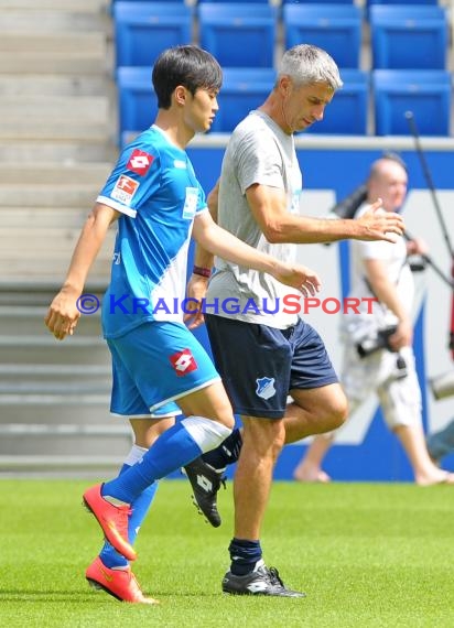 TSG 1899 Hoffenheim Pressekonferenz-Trikotvorstellung-Training in der Wirsol Rhein Neckar Arena Sinsheim 06.07.2014 (© Fotostand / Loerz)