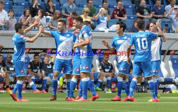 Testspile TSG 1899 Hoffenheim -CFC Genua in der Wirsol Rhein Neckar Arena Sinsheim 09.08.2014 (© Fotostand / Loerz)