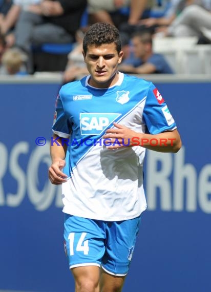 Testspile TSG 1899 Hoffenheim -CFC Genua in der Wirsol Rhein Neckar Arena Sinsheim 09.08.2014 (© Fotostand / Loerz)