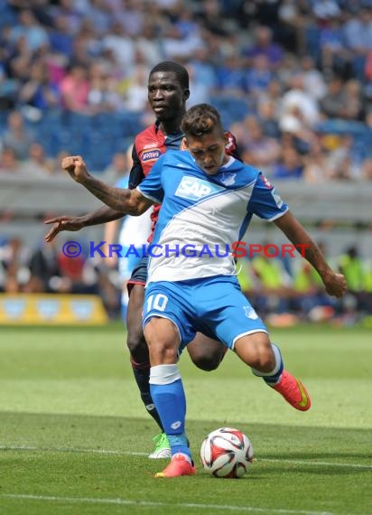 Testspile TSG 1899 Hoffenheim -CFC Genua in der Wirsol Rhein Neckar Arena Sinsheim 09.08.2014 (© Fotostand / Loerz)