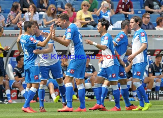 Testspile TSG 1899 Hoffenheim -CFC Genua in der Wirsol Rhein Neckar Arena Sinsheim 09.08.2014 (© Fotostand / Loerz)