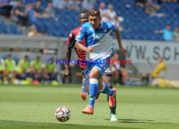 Testspile TSG 1899 Hoffenheim -CFC Genua in der Wirsol Rhein Neckar Arena Sinsheim 09.08.2014 (© Fotostand / Loerz)