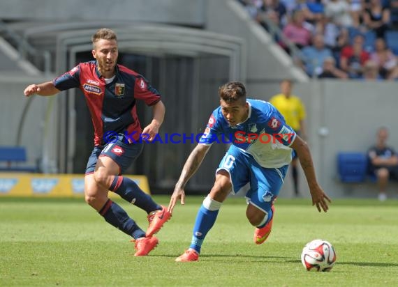 Testspile TSG 1899 Hoffenheim -CFC Genua in der Wirsol Rhein Neckar Arena Sinsheim 09.08.2014 (© Fotostand / Loerz)