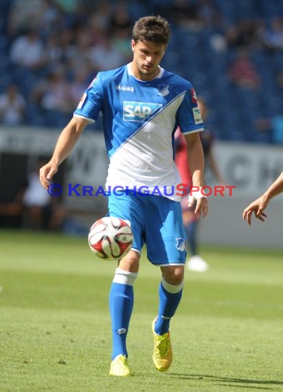 Testspile TSG 1899 Hoffenheim -CFC Genua in der Wirsol Rhein Neckar Arena Sinsheim 09.08.2014 (© Fotostand / Loerz)