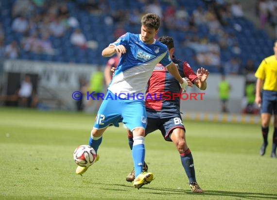 Testspile TSG 1899 Hoffenheim -CFC Genua in der Wirsol Rhein Neckar Arena Sinsheim 09.08.2014 (© Fotostand / Loerz)