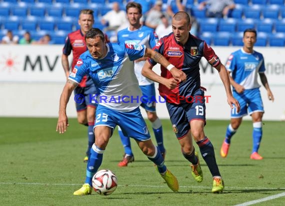 Testspile TSG 1899 Hoffenheim -CFC Genua in der Wirsol Rhein Neckar Arena Sinsheim 09.08.2014 (© Fotostand / Loerz)