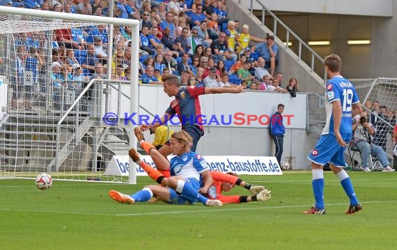 Testspile TSG 1899 Hoffenheim -CFC Genua in der Wirsol Rhein Neckar Arena Sinsheim 09.08.2014 (© Fotostand / Loerz)