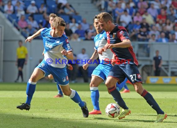 Testspile TSG 1899 Hoffenheim -CFC Genua in der Wirsol Rhein Neckar Arena Sinsheim 09.08.2014 (© Fotostand / Loerz)