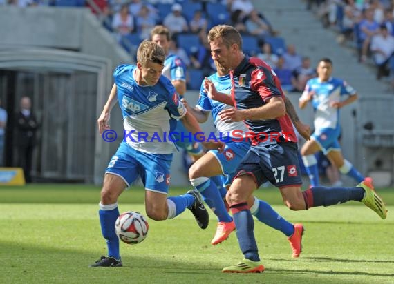 Testspile TSG 1899 Hoffenheim -CFC Genua in der Wirsol Rhein Neckar Arena Sinsheim 09.08.2014 (© Fotostand / Loerz)