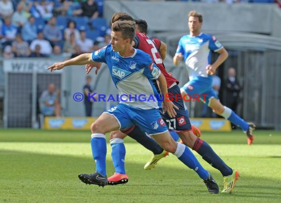 Testspile TSG 1899 Hoffenheim -CFC Genua in der Wirsol Rhein Neckar Arena Sinsheim 09.08.2014 (© Fotostand / Loerz)