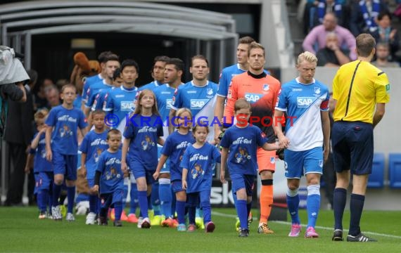 1. Fußball Bundesliga TSG 1899 Hoffenheim - FC Augsburg in der Wirsol Rhein Neckar Arena Sinsheim 23.08.2014 (© Fotostand / Loerz)