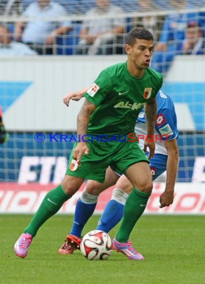 1. Fußball Bundesliga TSG 1899 Hoffenheim - FC Augsburg in der Wirsol Rhein Neckar Arena Sinsheim 23.08.2014 (© Fotostand / Loerz)