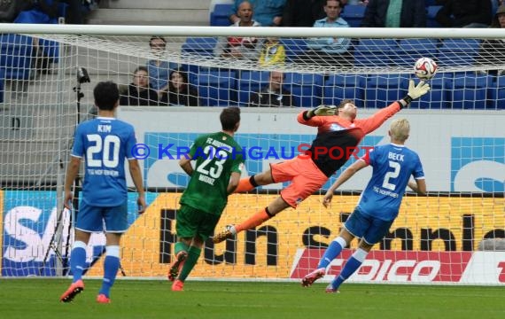 1. Fußball Bundesliga TSG 1899 Hoffenheim - FC Augsburg in der Wirsol Rhein Neckar Arena Sinsheim 23.08.2014 (© Fotostand / Loerz)