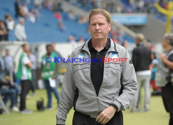 1. Fußball Bundesliga TSG 1899 Hoffenheim - FC Augsburg in der Wirsol Rhein Neckar Arena Sinsheim 23.08.2014 (© Fotostand / Loerz)