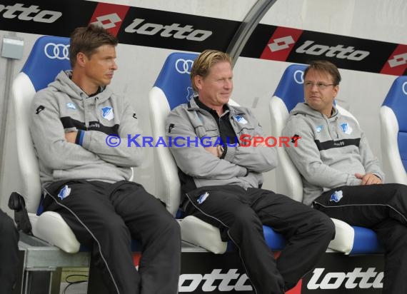 1. Fußball Bundesliga TSG 1899 Hoffenheim - FC Augsburg in der Wirsol Rhein Neckar Arena Sinsheim 23.08.2014 (© Fotostand / Loerz)