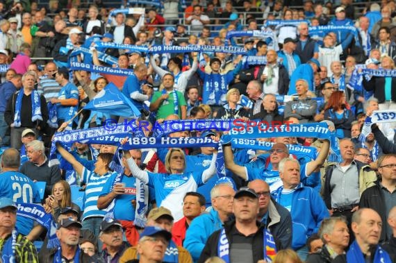 1. Fußball Bundesliga TSG 1899 Hoffenheim - FC Augsburg in der Wirsol Rhein Neckar Arena Sinsheim 23.08.2014 (© Fotostand / Loerz)