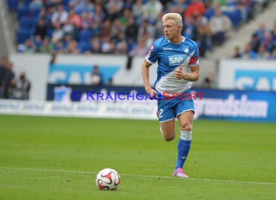 1. Fußball Bundesliga TSG 1899 Hoffenheim - FC Augsburg in der Wirsol Rhein Neckar Arena Sinsheim 23.08.2014 (© Fotostand / Loerz)