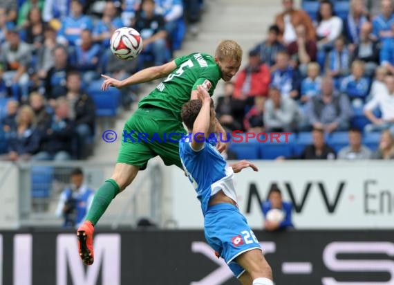 1. Fußball Bundesliga TSG 1899 Hoffenheim - FC Augsburg in der Wirsol Rhein Neckar Arena Sinsheim 23.08.2014 (© Fotostand / Loerz)