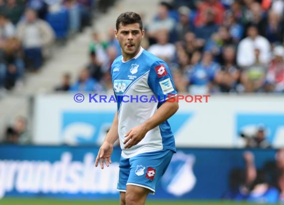 1. Fußball Bundesliga TSG 1899 Hoffenheim - FC Augsburg in der Wirsol Rhein Neckar Arena Sinsheim 23.08.2014 (© Fotostand / Loerz)