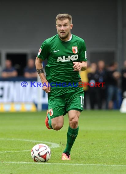 1. Fußball Bundesliga TSG 1899 Hoffenheim - FC Augsburg in der Wirsol Rhein Neckar Arena Sinsheim 23.08.2014 (© Fotostand / Loerz)