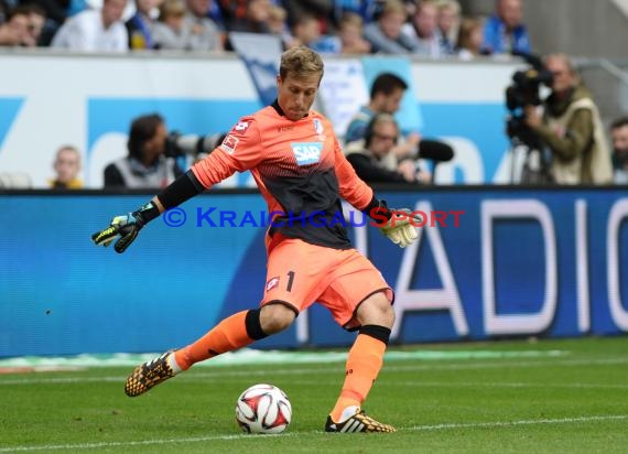 1. Fußball Bundesliga TSG 1899 Hoffenheim - FC Augsburg in der Wirsol Rhein Neckar Arena Sinsheim 23.08.2014 (© Fotostand / Loerz)