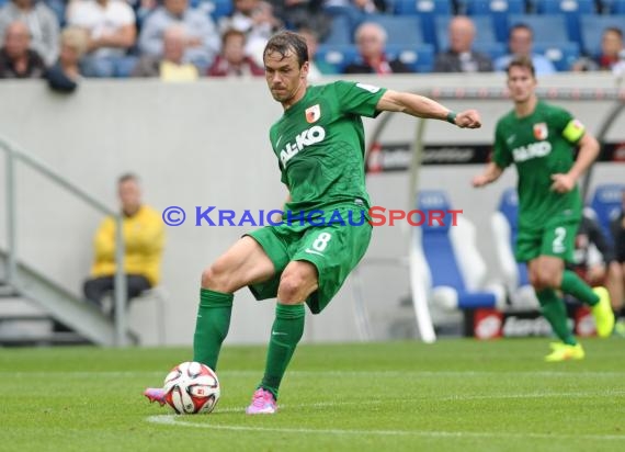 1. Fußball Bundesliga TSG 1899 Hoffenheim - FC Augsburg in der Wirsol Rhein Neckar Arena Sinsheim 23.08.2014 (© Fotostand / Loerz)