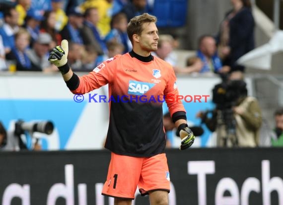 1. Fußball Bundesliga TSG 1899 Hoffenheim - FC Augsburg in der Wirsol Rhein Neckar Arena Sinsheim 23.08.2014 (© Fotostand / Loerz)