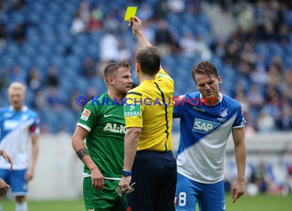 1. Fußball Bundesliga TSG 1899 Hoffenheim - FC Augsburg in der Wirsol Rhein Neckar Arena Sinsheim 23.08.2014 (© Fotostand / Loerz)