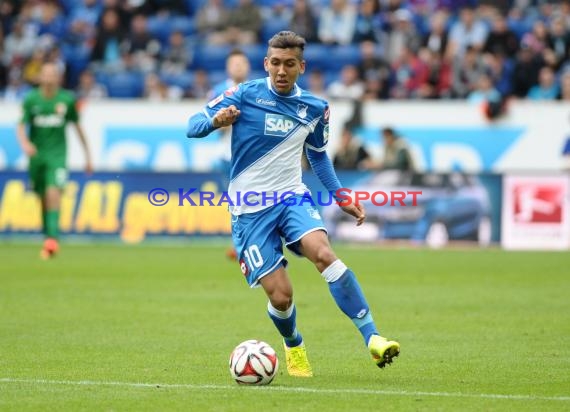 1. Fußball Bundesliga TSG 1899 Hoffenheim - FC Augsburg in der Wirsol Rhein Neckar Arena Sinsheim 23.08.2014 (© Fotostand / Loerz)