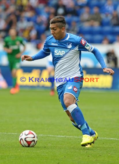 1. Fußball Bundesliga TSG 1899 Hoffenheim - FC Augsburg in der Wirsol Rhein Neckar Arena Sinsheim 23.08.2014 (© Fotostand / Loerz)