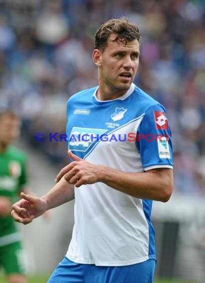 1. Fußball Bundesliga TSG 1899 Hoffenheim - FC Augsburg in der Wirsol Rhein Neckar Arena Sinsheim 23.08.2014 (© Fotostand / Loerz)