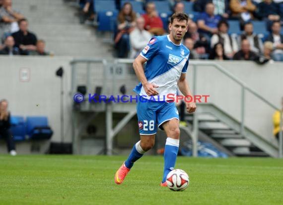 1. Fußball Bundesliga TSG 1899 Hoffenheim - FC Augsburg in der Wirsol Rhein Neckar Arena Sinsheim 23.08.2014 (© Fotostand / Loerz)