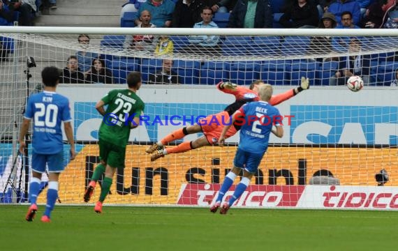 1. Fußball Bundesliga TSG 1899 Hoffenheim - FC Augsburg in der Wirsol Rhein Neckar Arena Sinsheim 23.08.2014 (© Fotostand / Loerz)