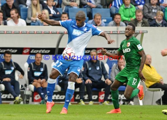 1. Fußball Bundesliga TSG 1899 Hoffenheim - FC Augsburg in der Wirsol Rhein Neckar Arena Sinsheim 23.08.2014 (© Fotostand / Loerz)