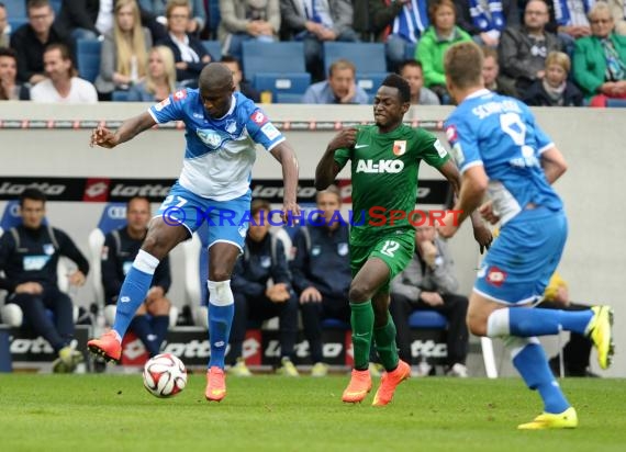 1. Fußball Bundesliga TSG 1899 Hoffenheim - FC Augsburg in der Wirsol Rhein Neckar Arena Sinsheim 23.08.2014 (© Fotostand / Loerz)