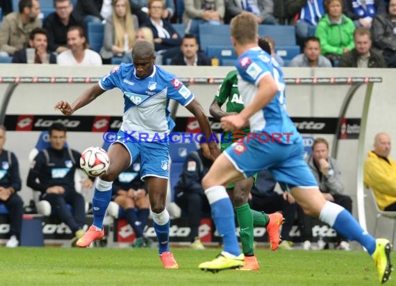 1. Fußball Bundesliga TSG 1899 Hoffenheim - FC Augsburg in der Wirsol Rhein Neckar Arena Sinsheim 23.08.2014 (© Fotostand / Loerz)