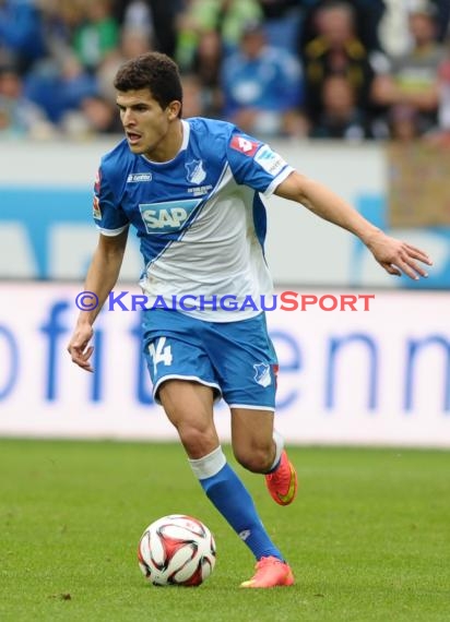 1. Fußball Bundesliga TSG 1899 Hoffenheim - FC Augsburg in der Wirsol Rhein Neckar Arena Sinsheim 23.08.2014 (© Fotostand / Loerz)