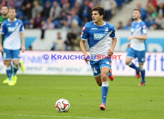 1. Fußball Bundesliga TSG 1899 Hoffenheim - FC Augsburg in der Wirsol Rhein Neckar Arena Sinsheim 23.08.2014 (© Fotostand / Loerz)