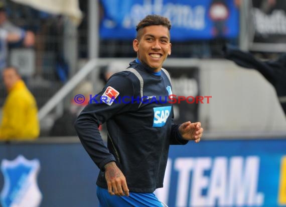 1. Fußball Bundesliga TSG 1899 Hoffenheim - FC Augsburg in der Wirsol Rhein Neckar Arena Sinsheim 23.08.2014 (© Fotostand / Loerz)