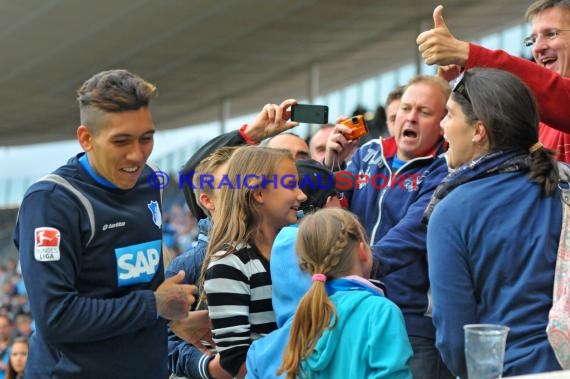 1. Fußball Bundesliga TSG 1899 Hoffenheim - FC Augsburg in der Wirsol Rhein Neckar Arena Sinsheim 23.08.2014 (© Fotostand / Loerz)