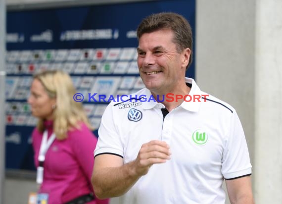 1. Fußball Bundesliga TSG 1899 Hoffenheim - VfL Wolfsburg in der Wirsol Rhein Neckar Arena Sinsheim 13.09.2014 (© Fotostand / Loerz)