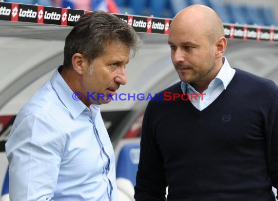 1. Fußball Bundesliga TSG 1899 Hoffenheim - VfL Wolfsburg in der Wirsol Rhein Neckar Arena Sinsheim 13.09.2014 (© Fotostand / Loerz)