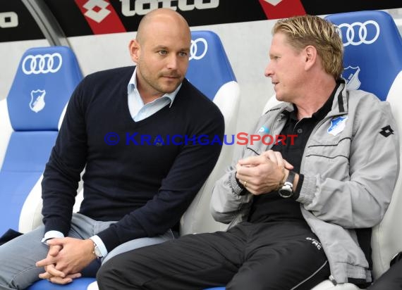 1. Fußball Bundesliga TSG 1899 Hoffenheim - VfL Wolfsburg in der Wirsol Rhein Neckar Arena Sinsheim 13.09.2014 (© Fotostand / Loerz)