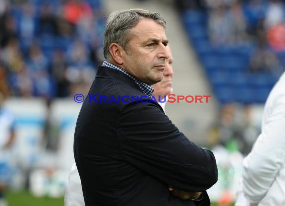 1. Fußball Bundesliga TSG 1899 Hoffenheim - VfL Wolfsburg in der Wirsol Rhein Neckar Arena Sinsheim 13.09.2014 (© Fotostand / Loerz)