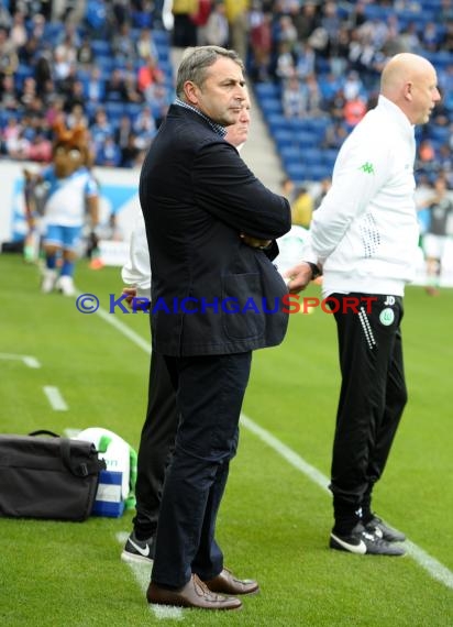 1. Fußball Bundesliga TSG 1899 Hoffenheim - VfL Wolfsburg in der Wirsol Rhein Neckar Arena Sinsheim 13.09.2014 (© Fotostand / Loerz)