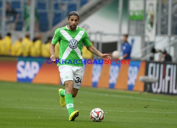 1. Fußball Bundesliga TSG 1899 Hoffenheim - VfL Wolfsburg in der Wirsol Rhein Neckar Arena Sinsheim 13.09.2014 (© Fotostand / Loerz)