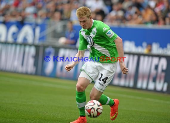 1. Fußball Bundesliga TSG 1899 Hoffenheim - VfL Wolfsburg in der Wirsol Rhein Neckar Arena Sinsheim 13.09.2014 (© Fotostand / Loerz)